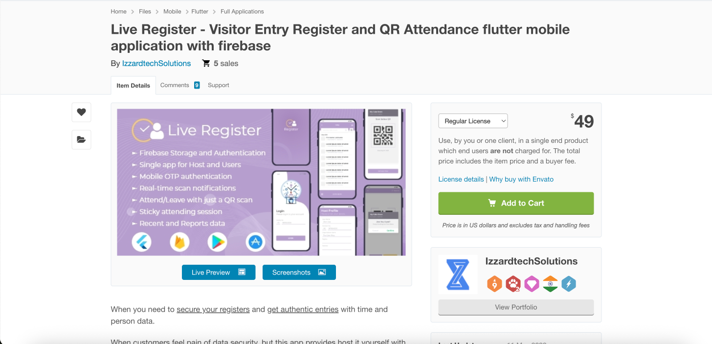 Live Register - Digital Visitor Management System